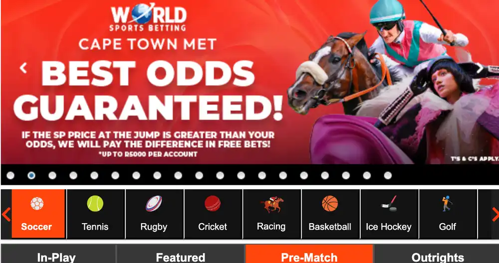 world sports betting sign up bonus